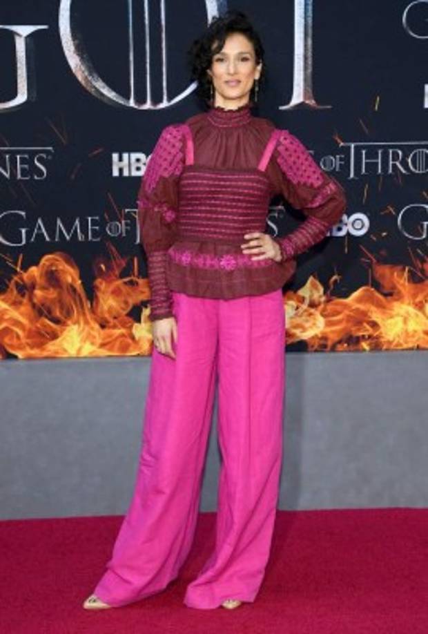 Mandatory Credit: Photo by Broadimage/Shutterstock (10521133ag)<br/>Indira Varma<br/>ABC TCA Winter Press Tour, Arrivals, Los Angeles, USA - 08 Jan 2020