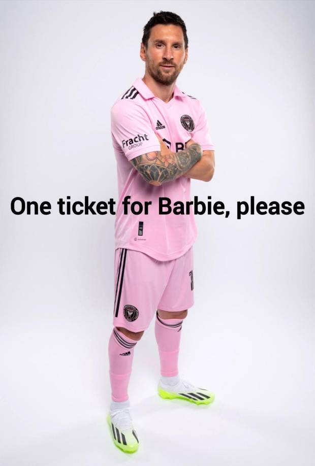 Messi fue víctima de memes tras su presentación con el Inter Miami