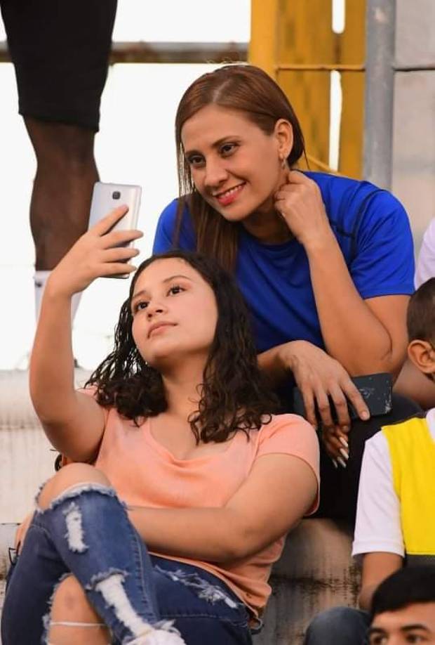 Una selfie para recordar la asistencia al estadio Olímpico.