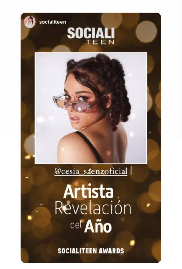 Se trata un premio que ganó La leona de Honduras, gracias al apoyo de sus fans. 