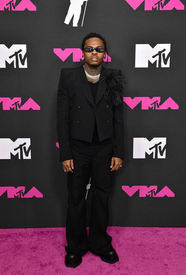  Gunna fue uno de los raperos más elegantes de la noche.