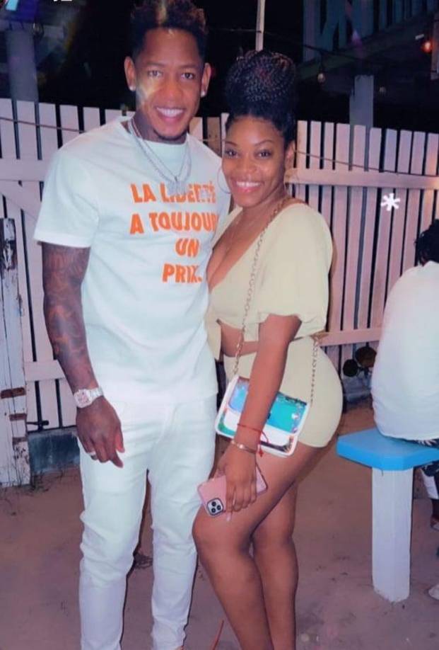 Romell Quioto: El delantero hondureño disfrutó las fiestas de Año Nuevo junto a sus amistades. 