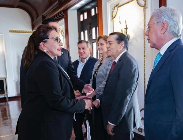 A un año de gestión gubernamental, Xiomara Castro se ha reunido en varias ocasiones con el sector empresarial hondureño.