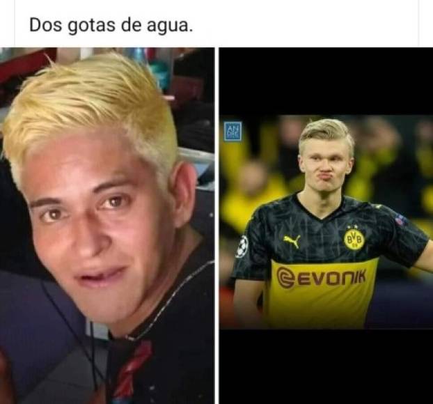 En los memes lo comparan desde futbolistas hasta con el mismo Justin Bieber.