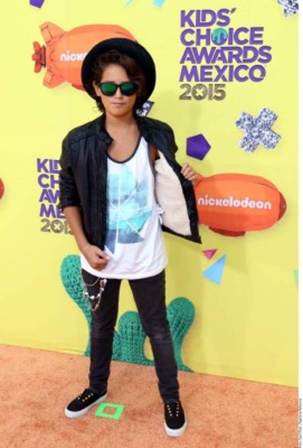 El hijo de Juan Osorio, Emilio, demostró su estilo a pesar de su corta edad.