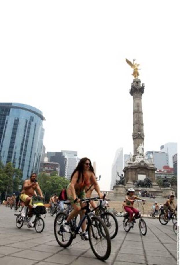 Antes del WNBR ya existían otros eventos similares que incluían a ciclistas desnudos.<br/>