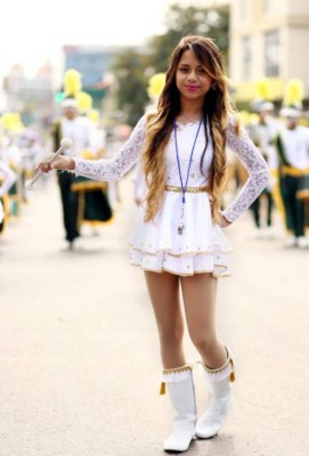 La palillona Astrid Zoe Paz de San Pedro Sula.