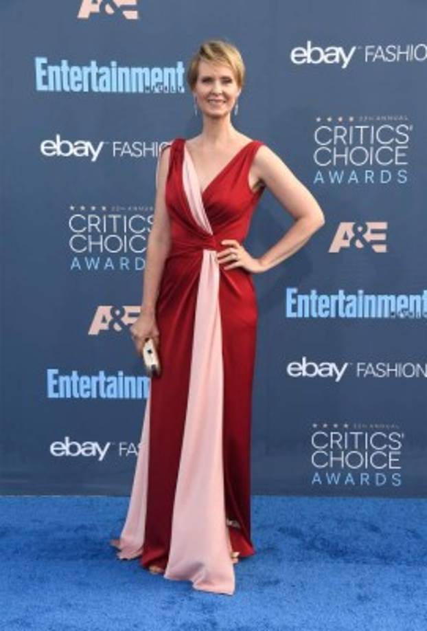 La actriz Cynthia Nixon en los Critics' Choice Awards 2016.