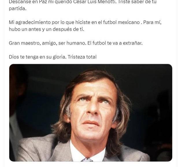 Argentina y el mundo del fútbol lloran la muerte de Menotti