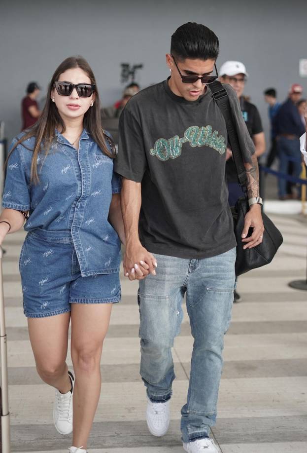 Annie Córdoba acompaña a Luis Palma a la mayoría de viajes al país cuando juega con la Selección de Honduras.