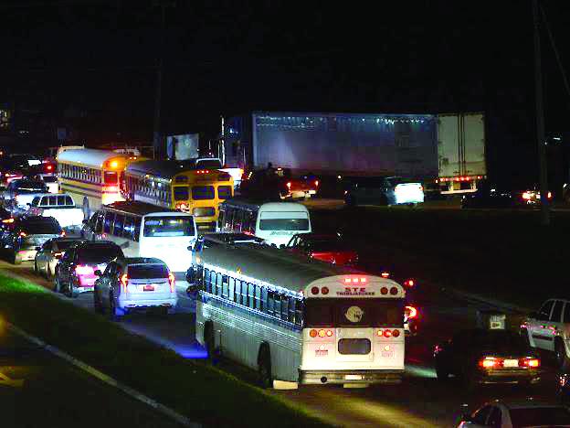 Ya no hay horas pico en San Pedro Sula, ya que siempre se arman congestionamientos, la ciudad recibe 800,000 vehículos al día.