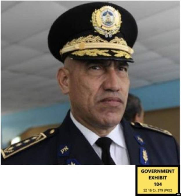 Juan Carlos 'El Tigre' Bonilla, oficial de policía hondureño. Según El Rojo, Tony Hernández se refería a él como una persona de mucha confianza para él y para el presidente Juan Orlando Hernández.