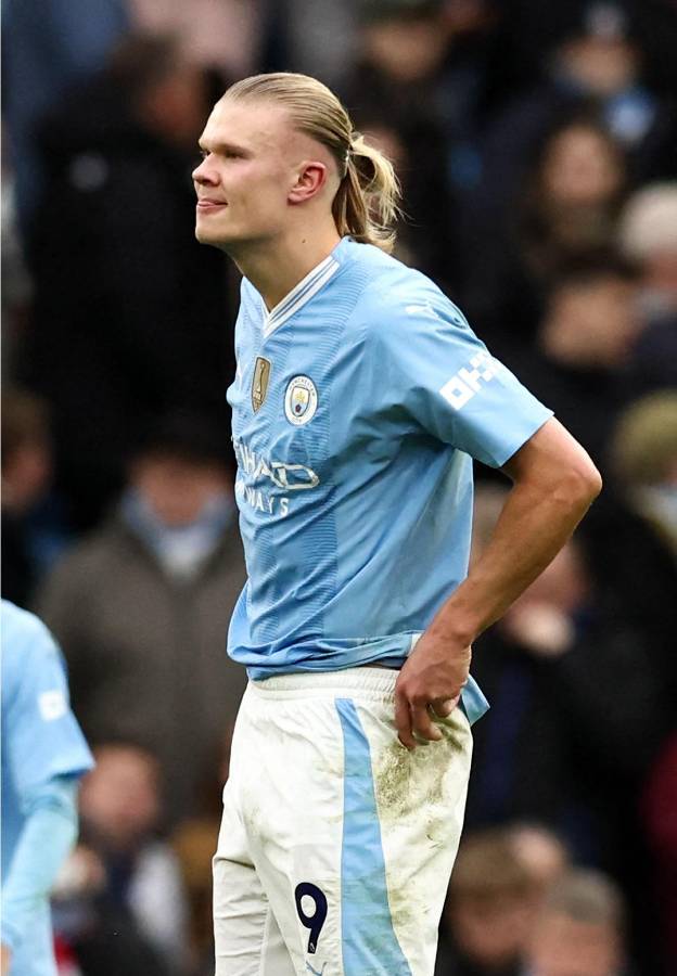 Erling Haaland no atraviesa su mejor momento con el Manchester City.