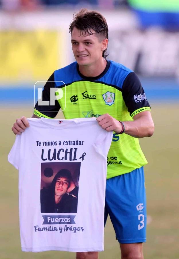 Santiago Molina dedicó su gol a un amigo que falleció recientemente.