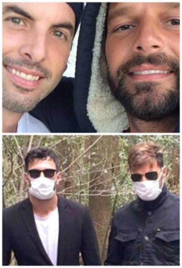 Ricky Martin el año pasado se tomó este selfie con su ex, Carlos Gonzáles Abella. Por su parte, Jwan Yosef compartió esta imagen con la estrella en su cuenta de Istagram.