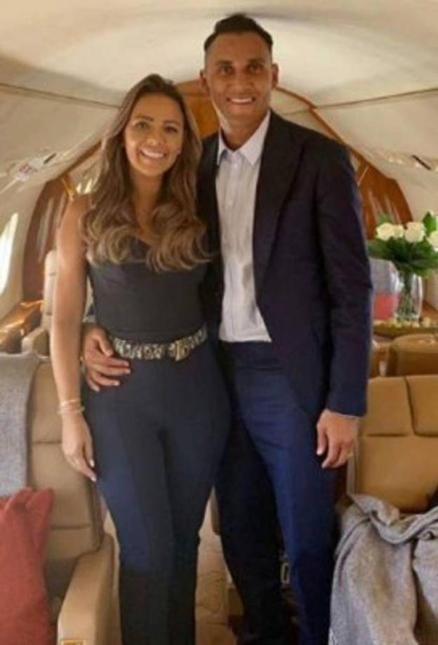 Keylor Navas y Andrea Salas se casaron en el 2015 y cuentan con dos hijos.