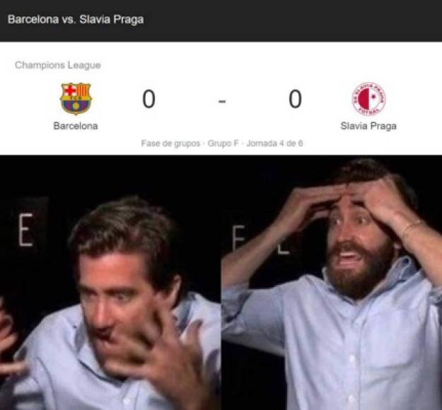 El FC Barcelona sufrió un amargo empate sin goles ante Slavia Praga en el Camp Nou.