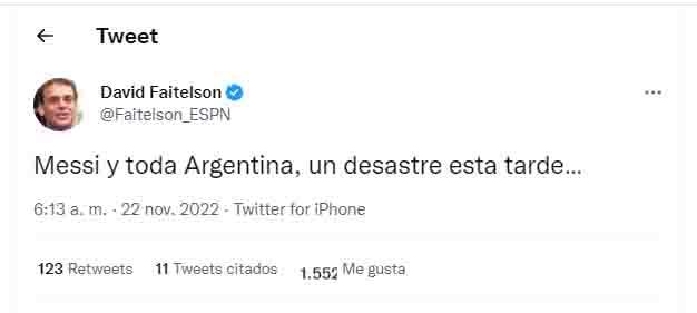 Duras críticas a Messi tras papelón de Argentina en Qatar