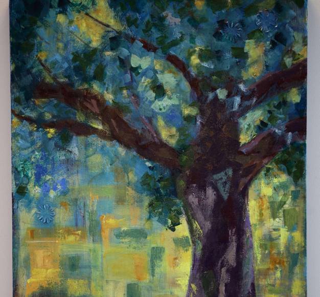 Doris Mejía creó “Árbol abstracto”