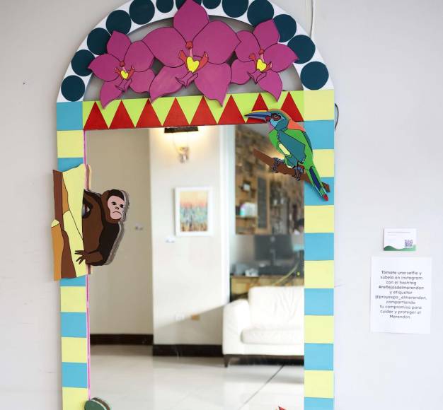 “Reflejos del Merendón”, obra de Ana Handal de Abufele