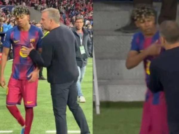 Lamine Yamal y su polémico gesto contra Flick está dando de qué hablar.