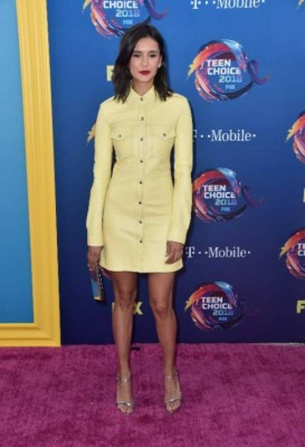 INGLEWOOD, CA - AUGUST 12: Nina Dobrev attends FOX's Teen Choice Awards at The Forum on August 12, 2018 in Inglewood, California. Frazer Harrison/Getty Images/AFP