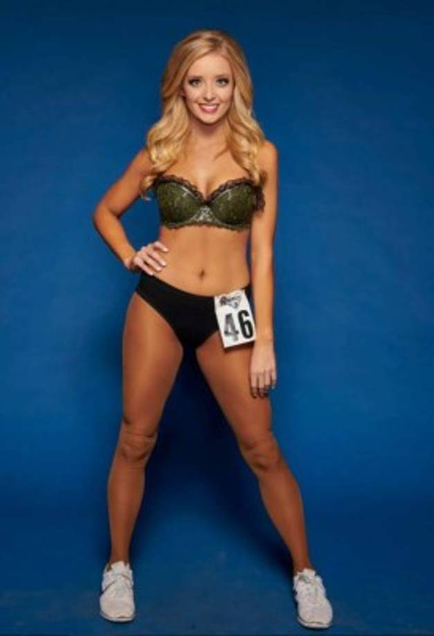 - Los Ángeles Rams - <br/><br/>Blake B.<br/><br/>Carrera: Profesora de baile.<br/><br/>Universidad: Cypress College, California.<br/><br/>Originaria: Yorba Linda, California.