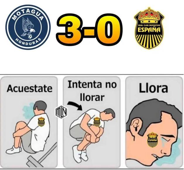 Memes: Real España sufre las burlas tras perder ante Motagua en la ida de la final