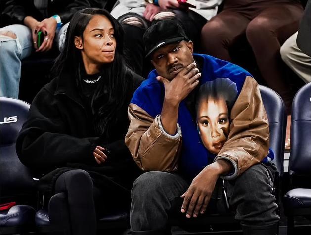 El rapero y la joven modelo acudieron a un partido de baloncesto.