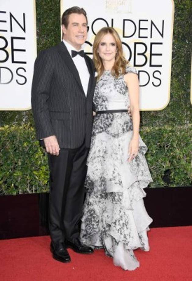 John Travolta y Kelly Preston