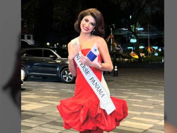 Las candidatas de 128 países competirán por la corona de Miss Universo. Italy Mora, de Panamá.