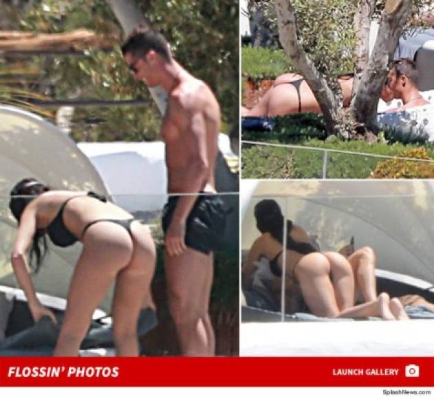 El portal TMZ publicó algunas fotografías donde se puede ver a Cristiano Ronaldo junto a su novia Georgina Rodriguez. La bella mujer luce un infartante bikini donde no deja nada para la imaginación.