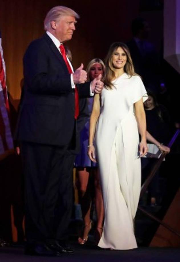 Melania incursionó involuntariamente en la política estadounidense en 2015, cuando su esposo, el magnate Donald Trump, anunció su candidatura a la Casa Blanca.