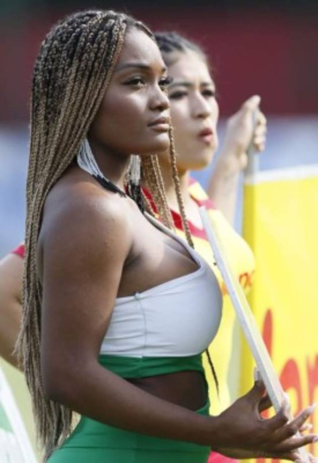 La belleza de las edecanes no podía faltar y esta vez no fue la excepción en el Marathón vs Vida.