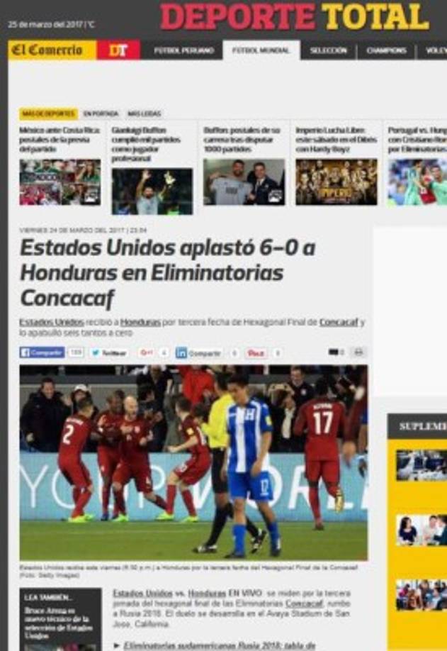 El Comercio de Perú.