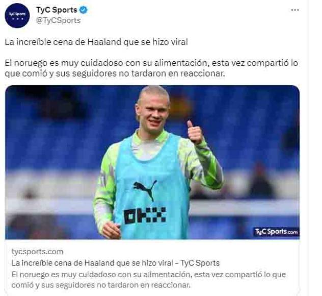 TYC Sports de Argentina.