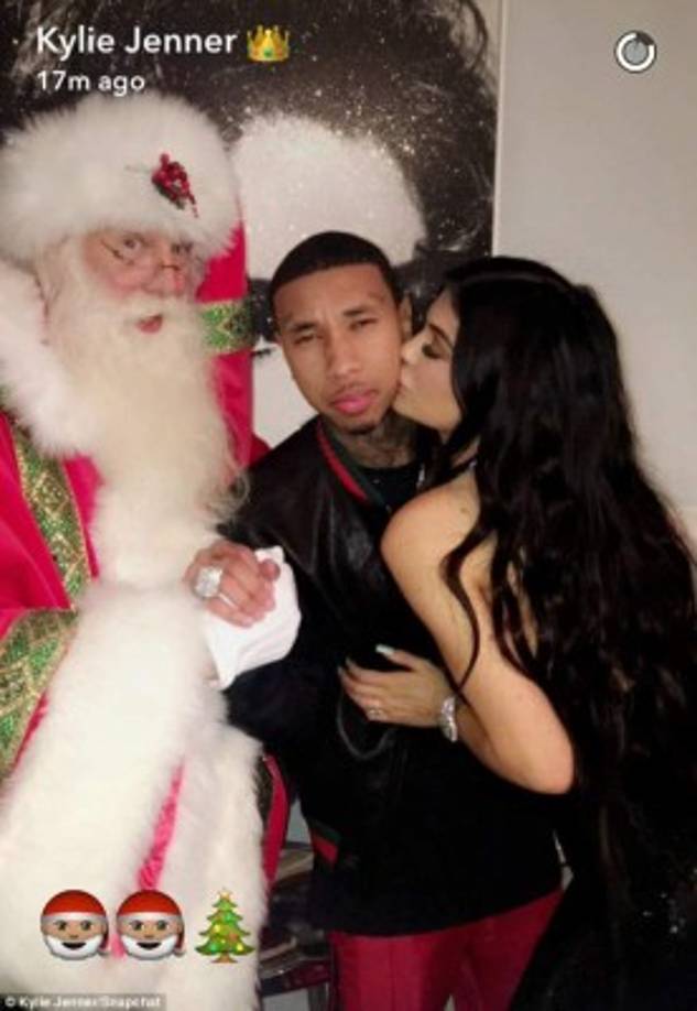 Por su parte Kylie Jenner presumió a su amado Tyga.