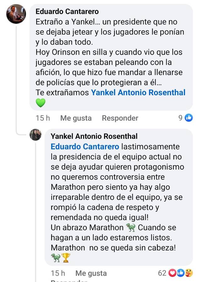 El comentario de Yankel Rosenthal en medio de la crisis del Marathón.