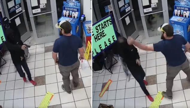 Video: Marine impide asalto al desarmar a atacante con rápida maniobra