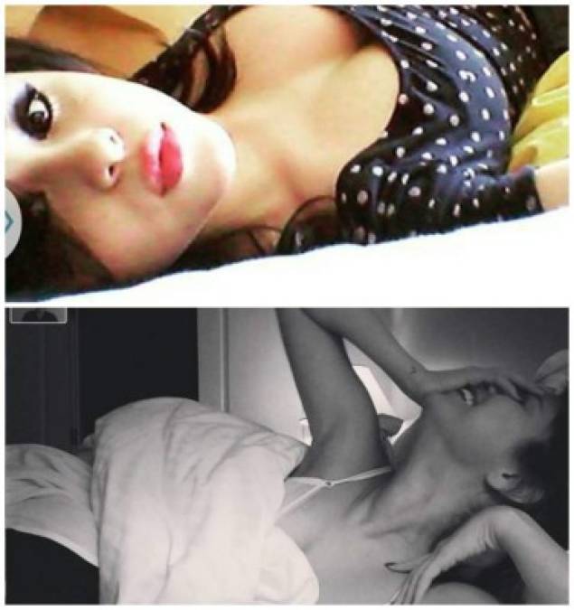 Una fotografía muy sensual que Onice y Selena han subido a las redes sociales.