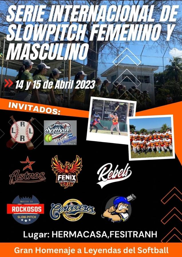 Gran torneo de sóftbol Slowpitch este fin de semana en San Pedro Sula
