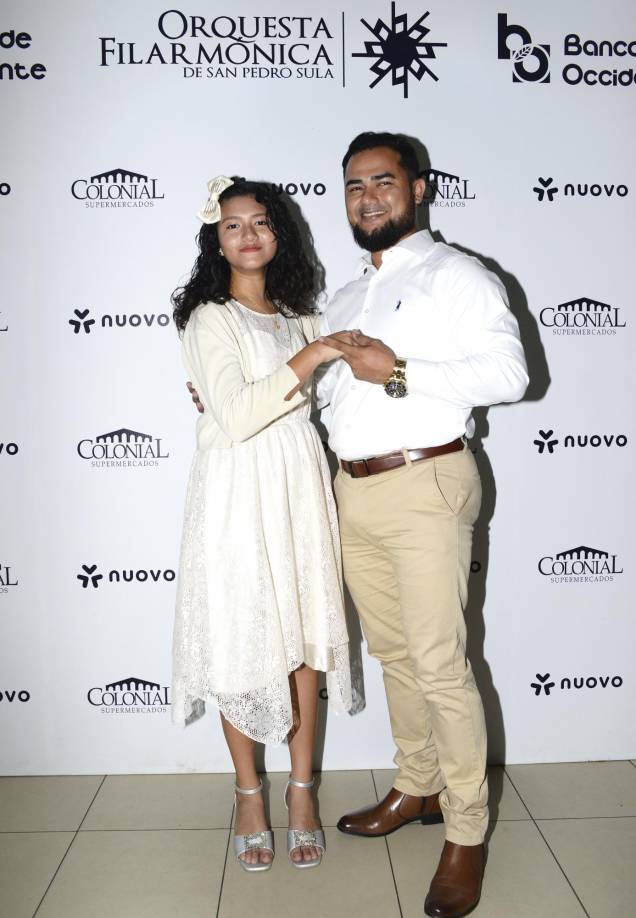 Nohelia Banegas y Ángel Banegas. 