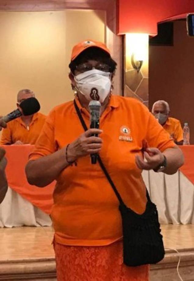 Doris Gutiérrez - Pinu-SD - Parlamentaria durante décadas, Gutiérrez ha aceptado convertirse en la candidata presidencial de esta institución, fundada en 1970.