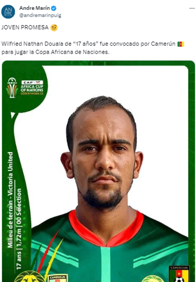 Medios y periodistas en México también hicieron eco de la convocatoria del futbolista de Camerún, Wilfried Nathan.