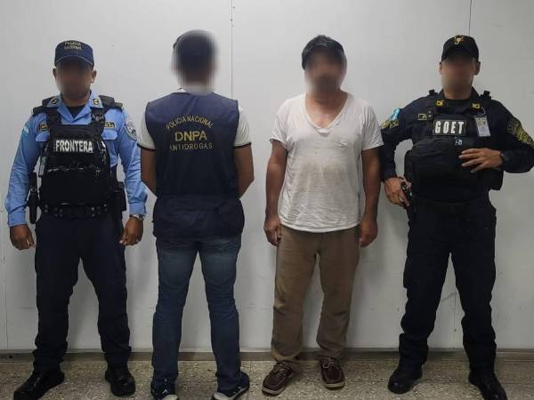 El ciudadano mexicano fue capturado con 30,100 dólares en efectivo, monto equivalente a casi 800,000 lempiras.