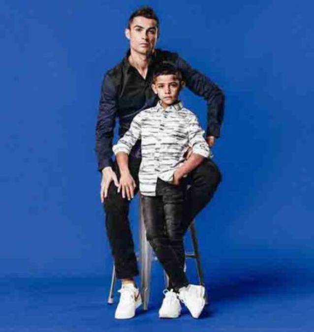 El hijo de Cristiano Ronaldo ya sigue los pasos de su padre.