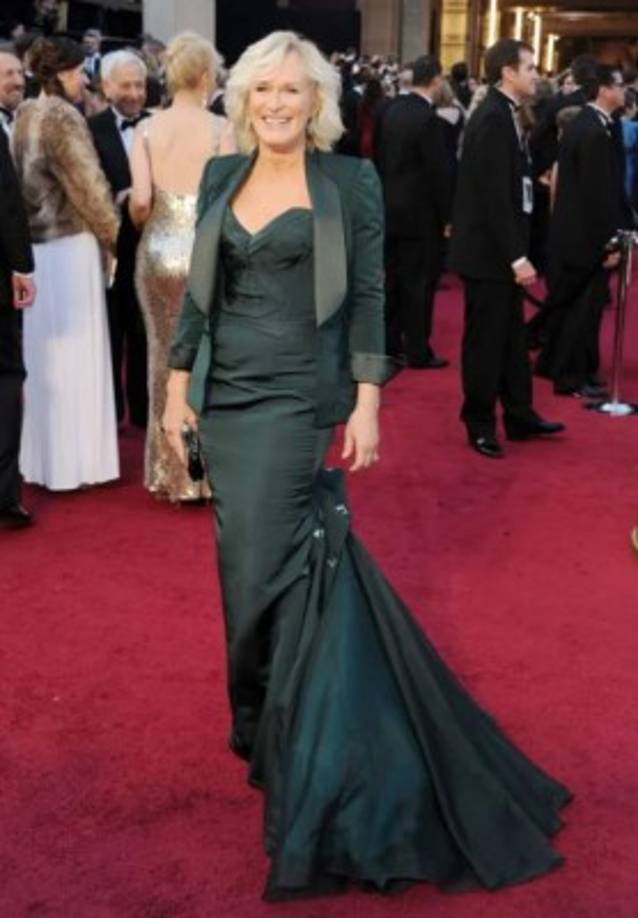 Glenn Close<br/><br/>El trabajo realizado en 'The Wife' ha hecho que la legendaria actriz estadounidense sume su séptima nominación al premio de la Academia, la cuarta como Mejor Actriz. <br/><br/>La última candidatura fue en 2012, por su papel en la película 'Albert Nobbs'. Ese año, Close arribó a la alfombra roja con un vestido verde de Zac Posen que complementaba con un saco del mismo tono.<br/><br/>