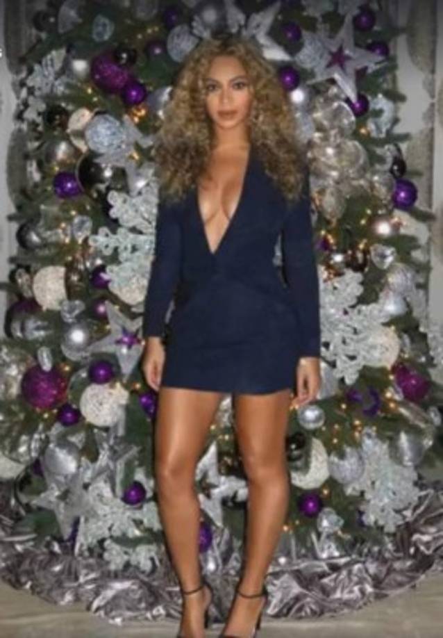 Beyoncé en su sexy Navidad.
