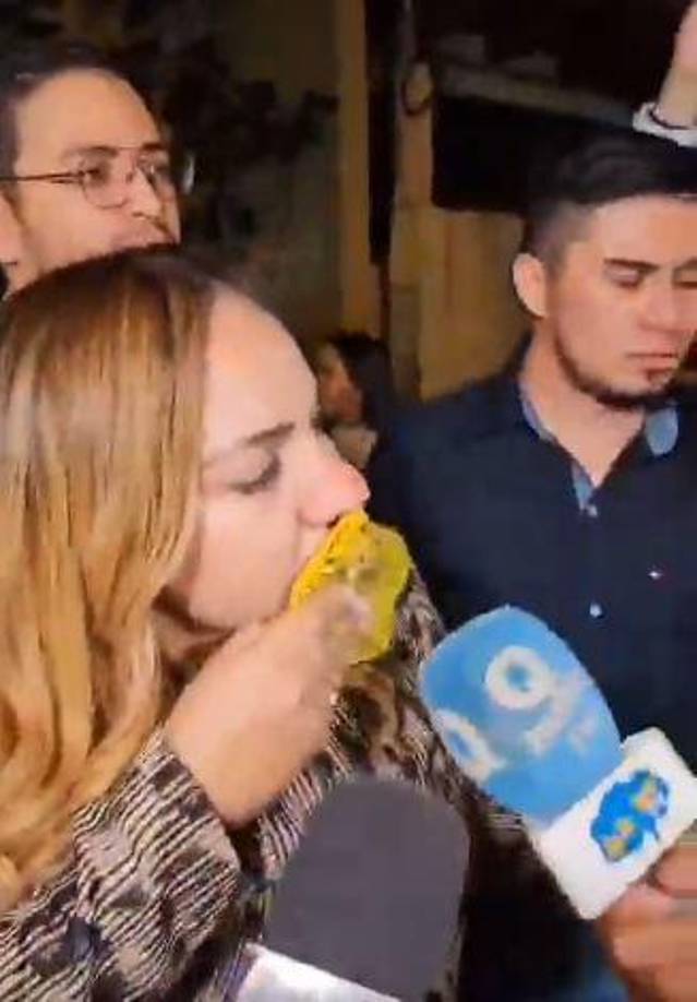 La aspirante política recibió un golpe con un objeto en su nariz, lo que le provocó una hemorragia externa. 
