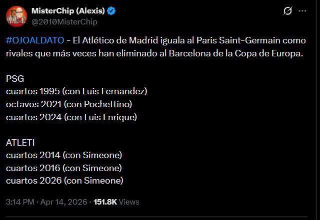 Atlético se burla e indignación en Barcelona: No nos han dejado ganar